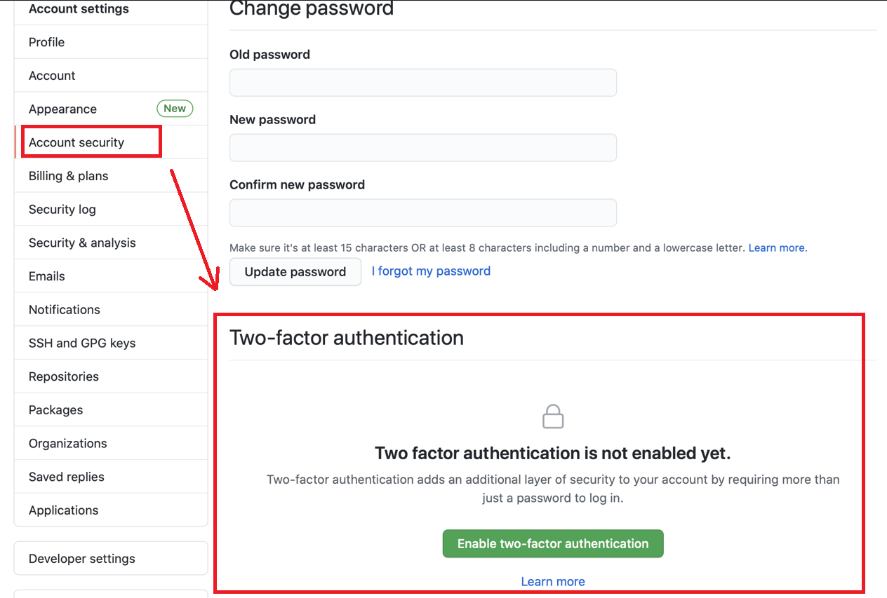 github-2fa