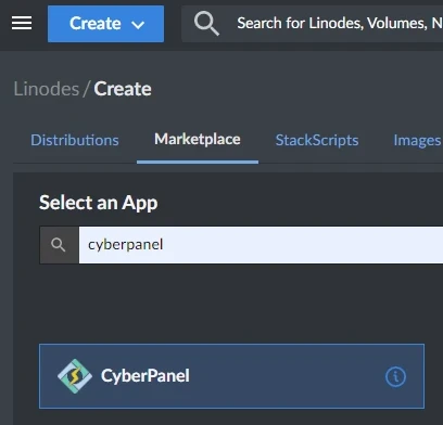 启动CyberPanel应用