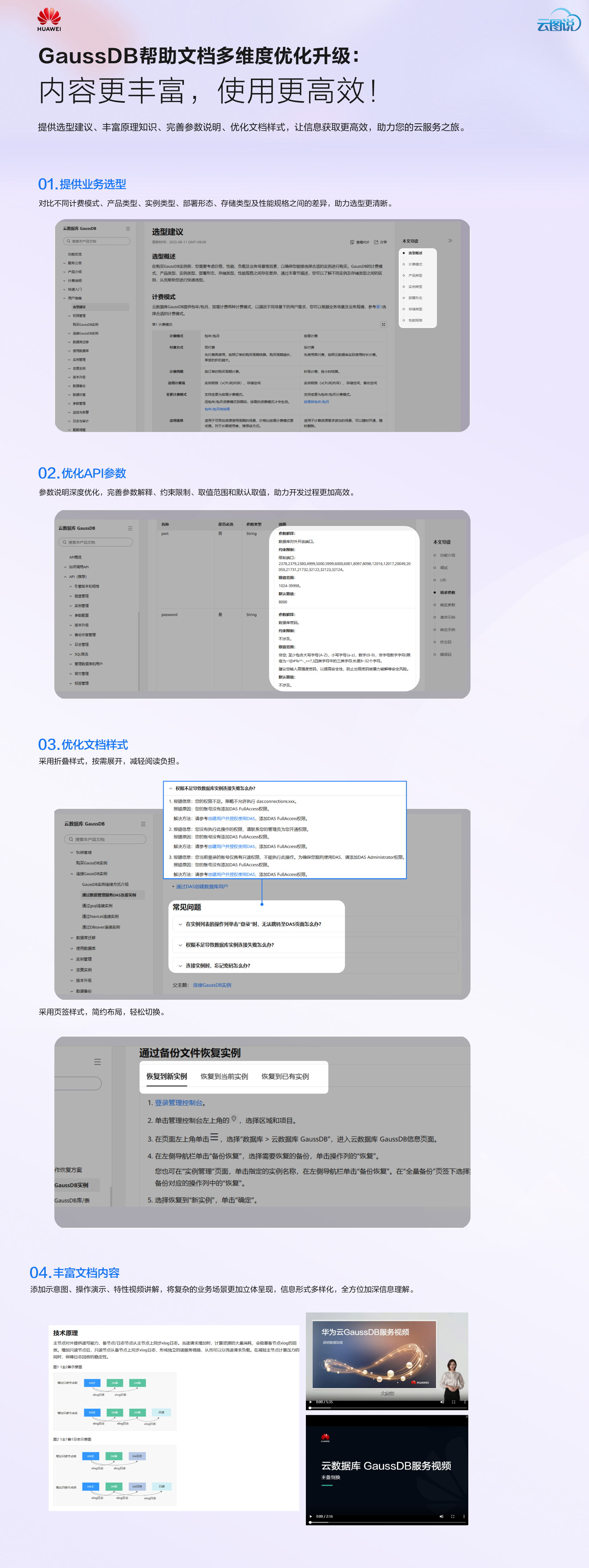 云数据库GaussDB内容优化云图说.png