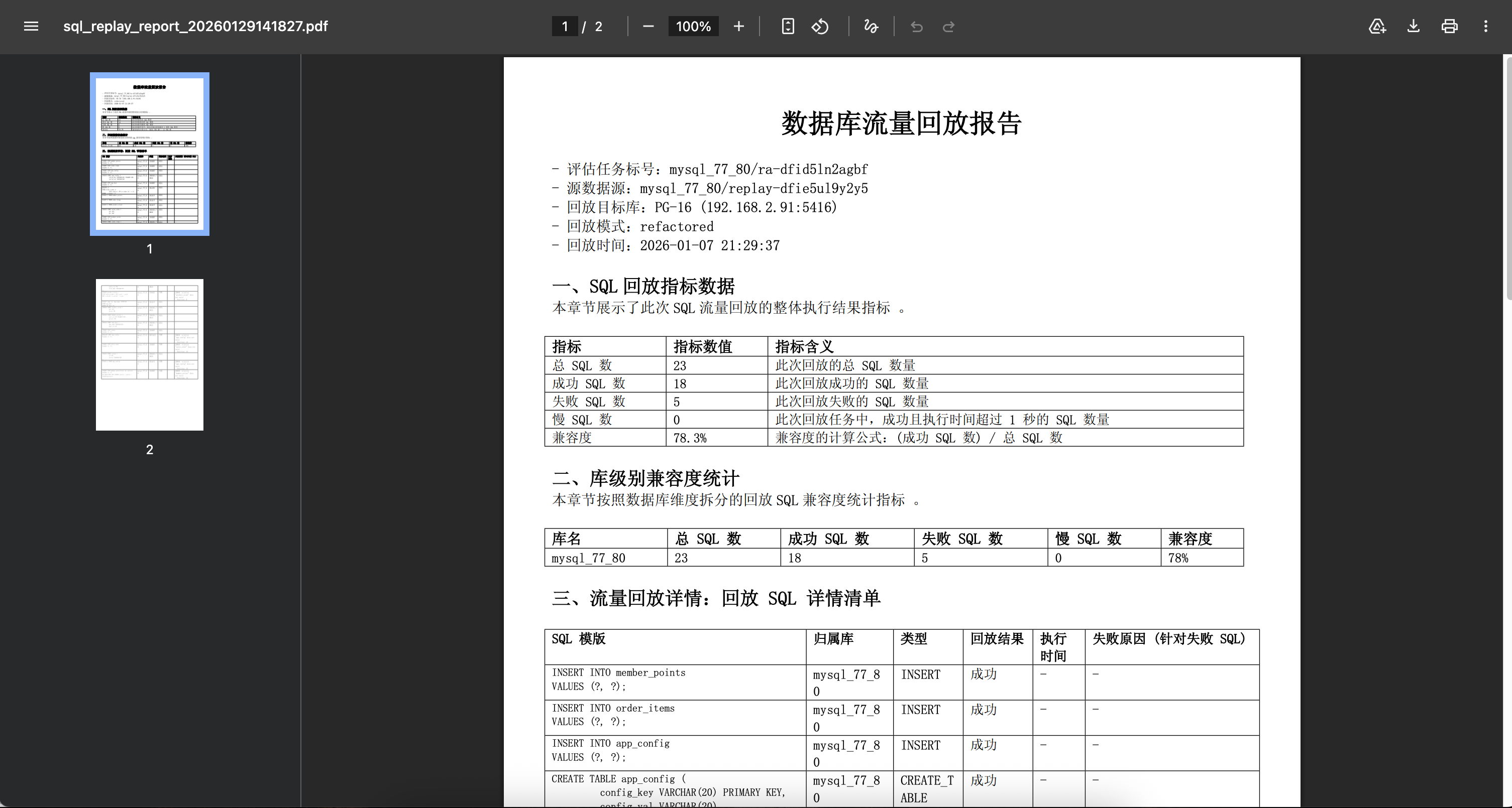 NineData 迁移评估