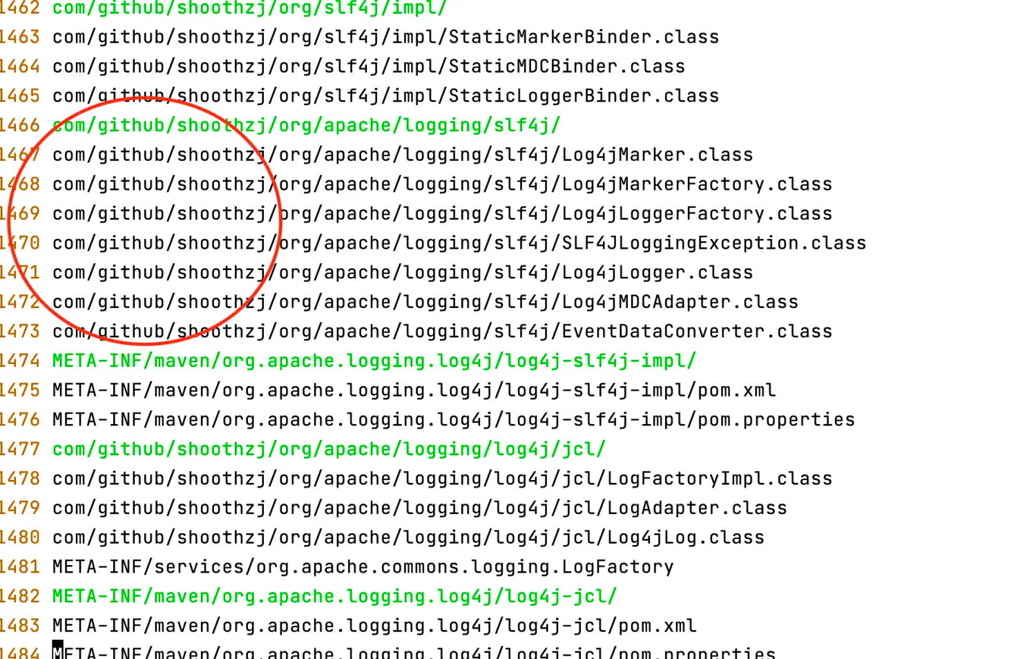 java-shade-package-result.png