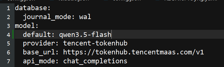 直接修改 config.yaml 中的默认模型