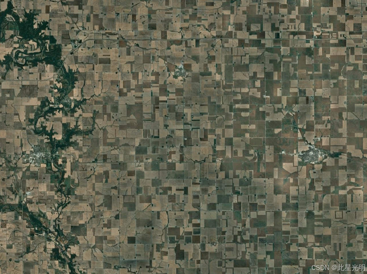 显示卫星嵌入数据集从粗分割到精确分割的无监督聚类的动画