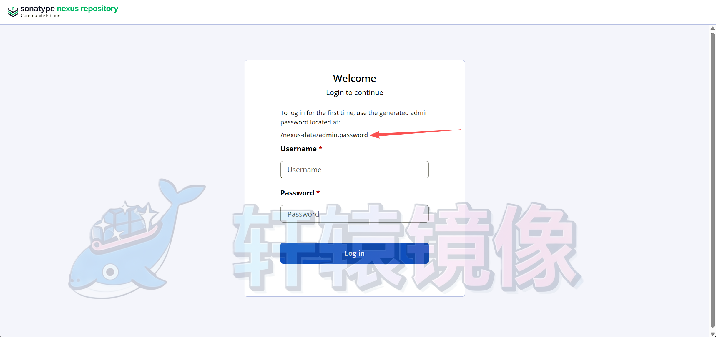 Nexus后台密码指引