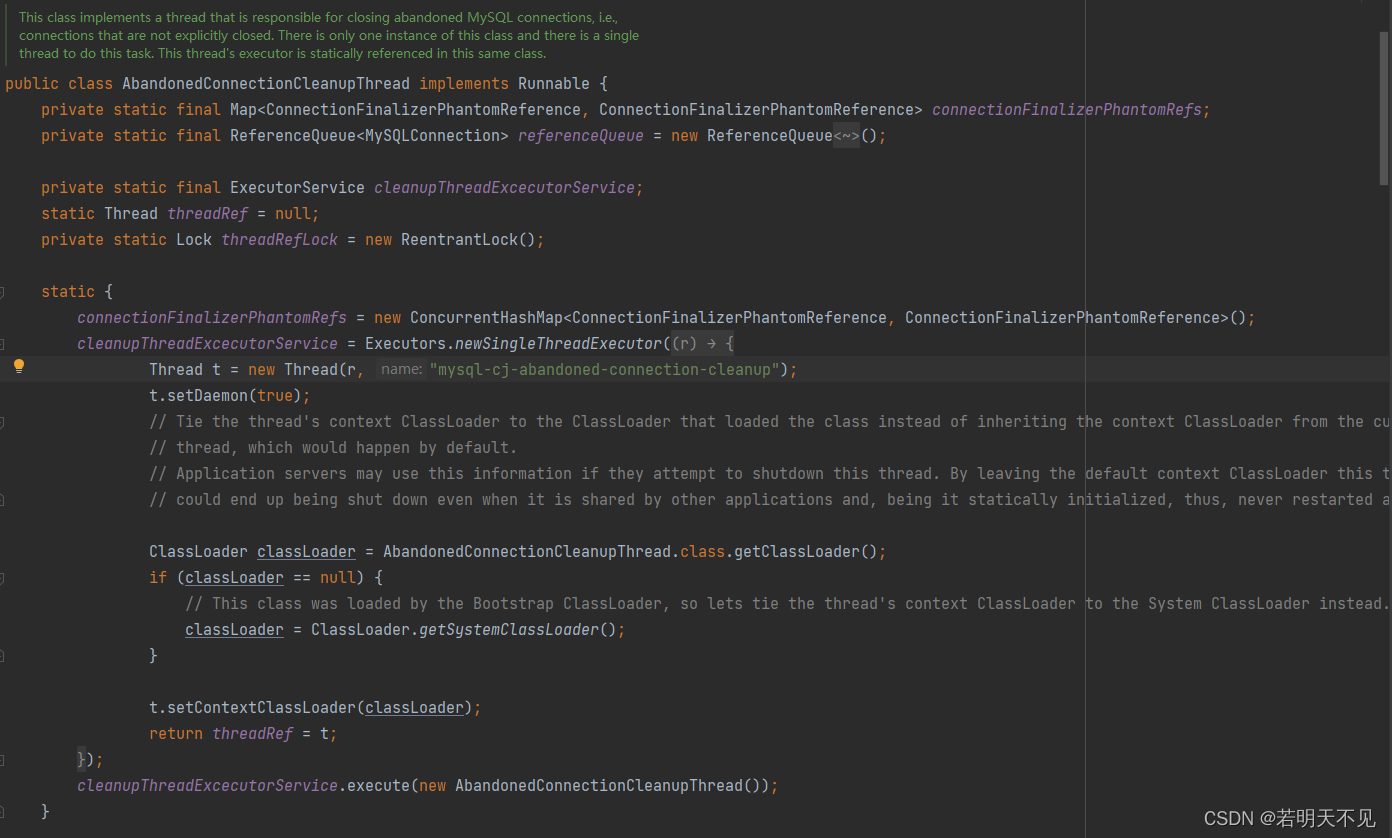 AbandonedConnectionCleanupThread