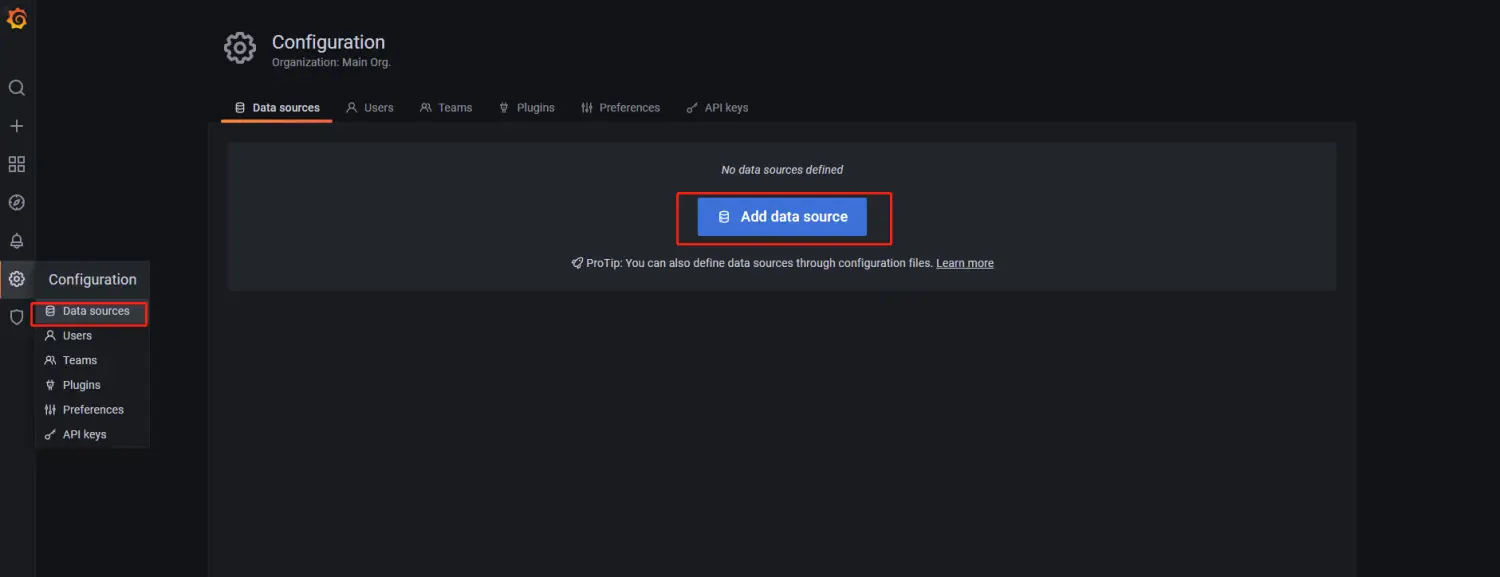 Add data source