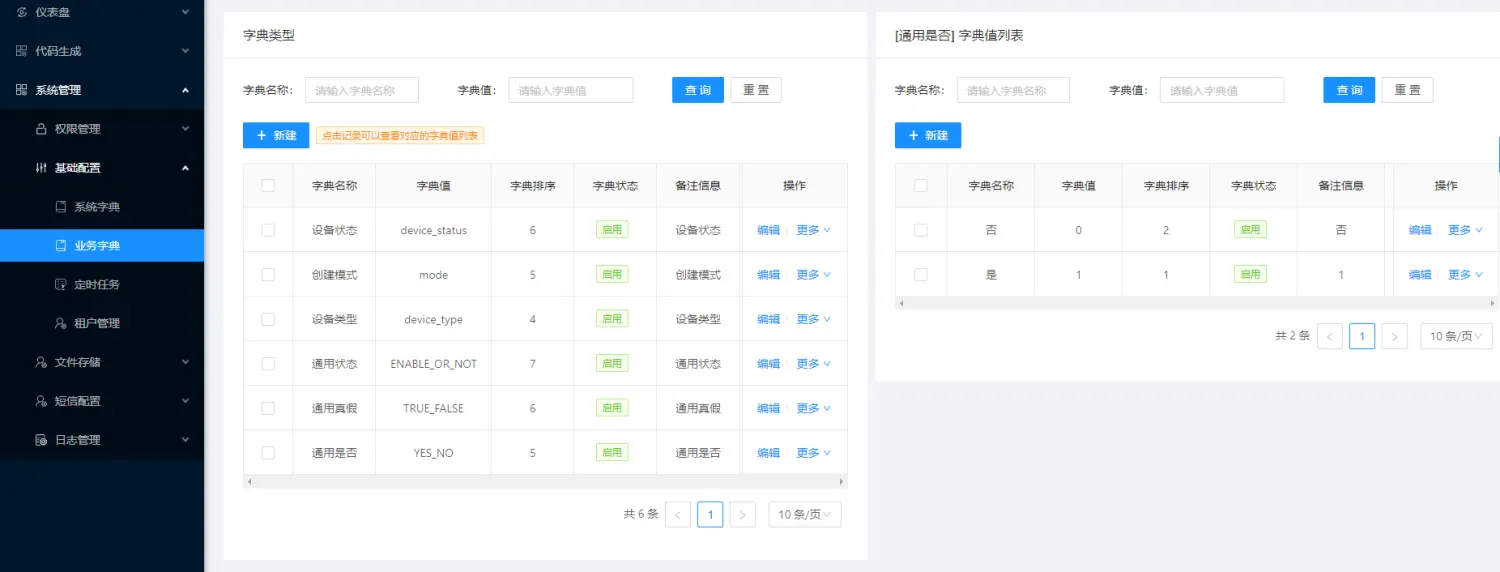 业务字典