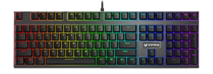 雷柏机械键盘V500