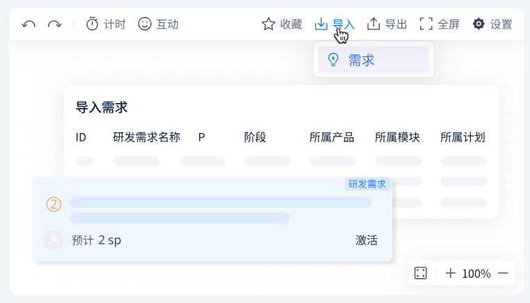 禅道协作白板-发散创意