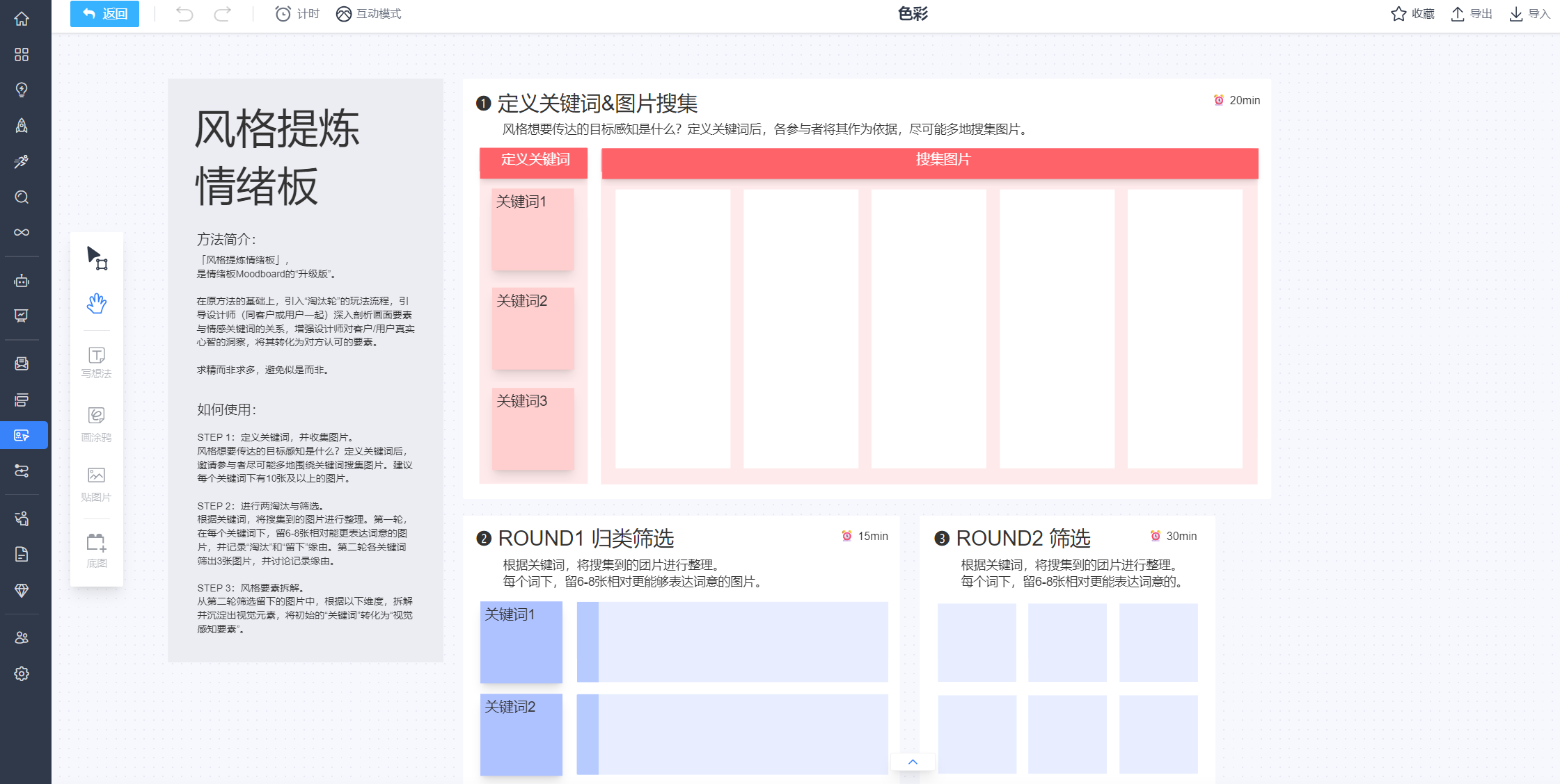 禅道协作白板-发散创意