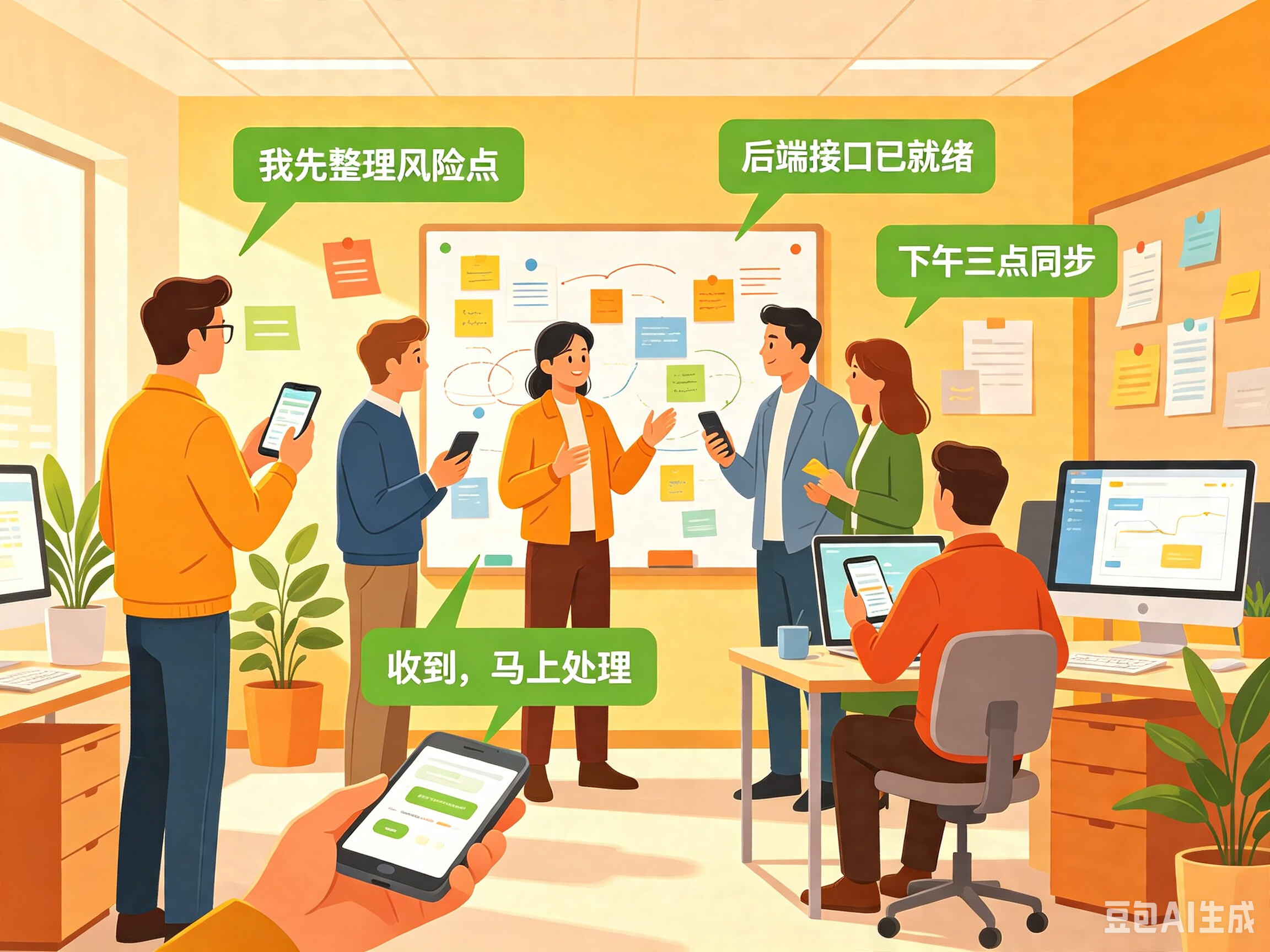 微信沟通